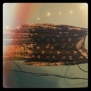 Off the Shoulder Patterned dress